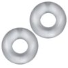 Hunkyjunk Stiffy 2-pack cockrings with no-roll grip technology and flatten-out design for comfort