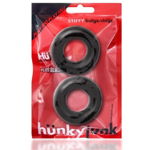 Hunkyjunk Stiffy 2-Pack Bulge Cockrings - One Size