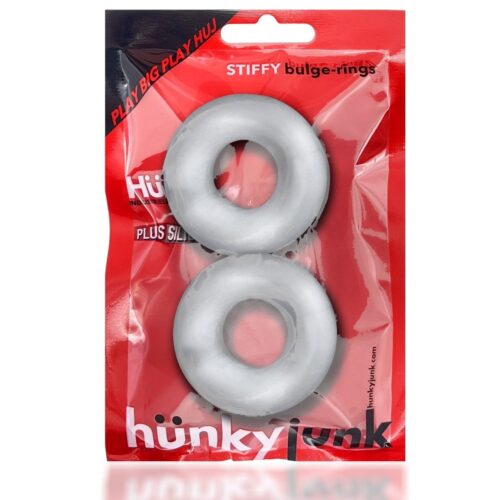 Hunkyjunk Stiffy 2-Pack Bulge Cockrings - One Size