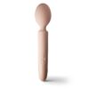 Pink wand vibrator with a rounded tip and control buttons