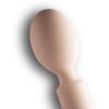 Pink wand vibrator with a smooth rounded head