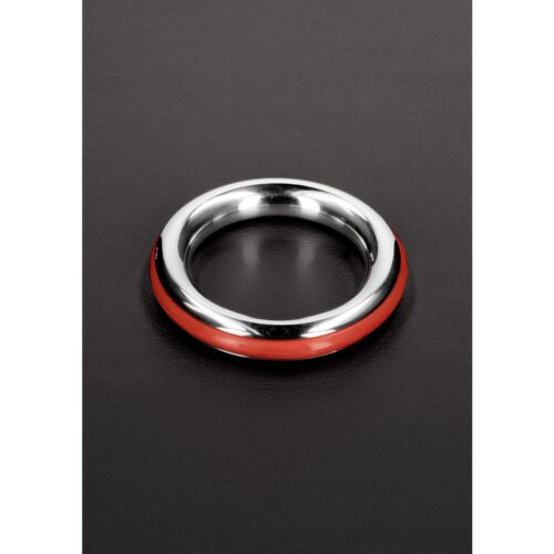 Tbj-2055-45Redjpg Shots - Steel Cazzo Tensions Stainless Steel Cockring