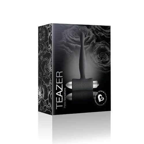 Teazer pleasure toy in a black box with floral design