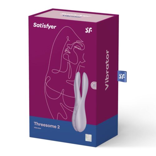 Satisfyer Threesome 2 Vibrator - Violet