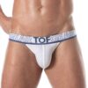 White thong underwear with TOFGEAR waistband