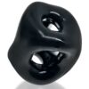 Oxballs Tri-Sport XL cock ring with three-ring sling design in black