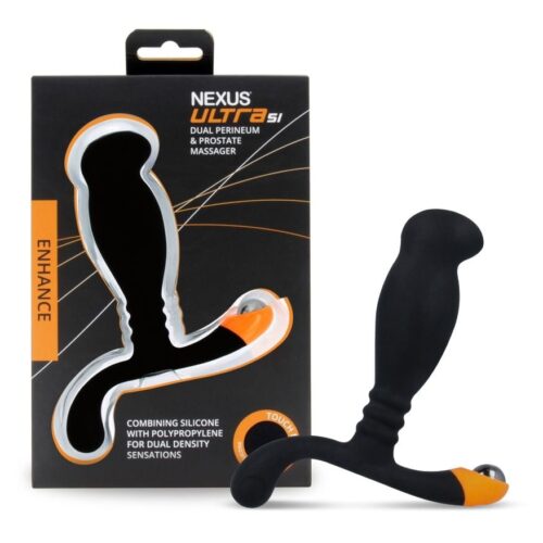 Nexus Ultra Si Silicone & Polypropylene Prostate Massager - Orange, One Size