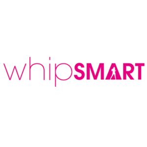 Explore the empowering world of 'whipSMART' where confidence meets style. Logo for 'whipSMART' in bold pink text, available at The Loving Company.