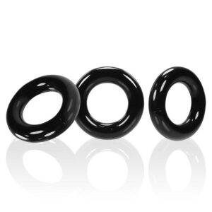 Oxballs Willy Rings 3-pack cockrings made from stretchy Flexor material