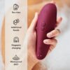 wmz_gallery_image_classic_2_bordeaux_5jpg Womanizer Classic 2 Clitoral Air Pulse Vibrator Stimulator Bordeaux - Purple