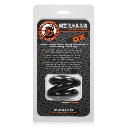 Oxballs Z Balls Ballstretcher - Black, One Size