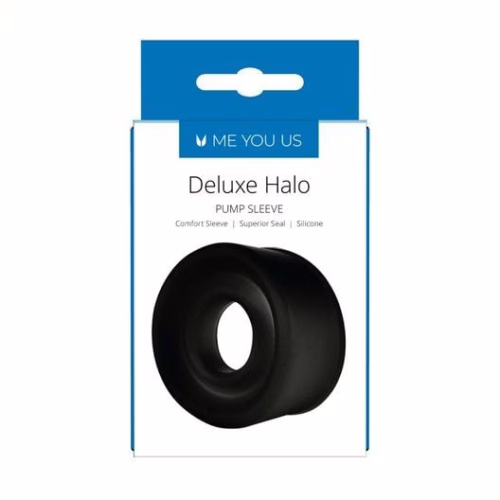Me You Us Deluxe Halo Pump Sleeve in black