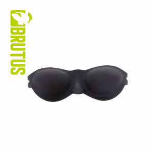 Experience total darkness and comfort with the Brutus Blinders silicone blindfold. Brutus Blinders silicone blindfold, black, available at The Loving Company.