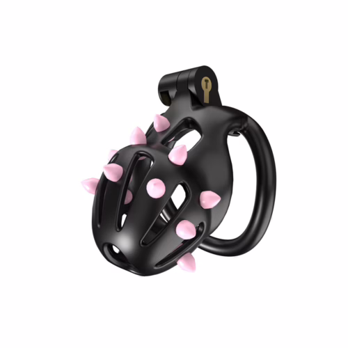 Cellmate Flexispike Chastity Cage - Black