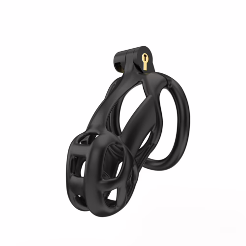 Discover the innovative design of the Cellmate Guardian Chastity Cage. Cellmate Guardian Chastity Cage - Black