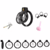 Explore your desires with the Cellmate Gladiator Soft Chastity Cage, now available at The Loving Company. Cellmate Gladiator Soft Chastity Cage in black with key and multiple ring sizes