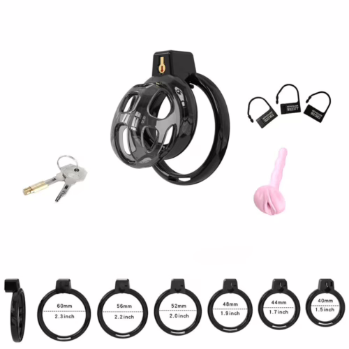 Explore your desires with the Cellmate Gladiator Soft Chastity Cage, now available at The Loving Company. Cellmate Gladiator Soft Chastity Cage in black with key and multiple ring sizes