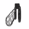 Explore new dimensions of pleasure with the Cellmate Gladiator Soft Chastity Cage. Cellmate Gladiator Soft Chastity Cage - Black, featuring a black ring and transparent base
