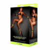 Whipsmart Glow In The Dark Bed Restraints packaging with adjustable cuffs