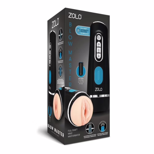 Zolo Blow Master Masturbator packaging showing product details