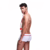 A model wearing the Envy 2Pc Doctor Love Set - White/Red