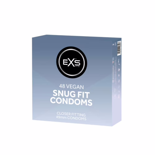 Experience comfort and safety with EXS Snug Fit Condoms, available in a convenient 48 pack. 48 EXS Snug Fit Condoms - 48 Pack
