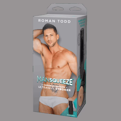 Man Squeeze Roman Todd Ultraskyn Stroker Ass packaging