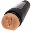 Lifelike intimate toy, featuring a realistic design and sleek black casing