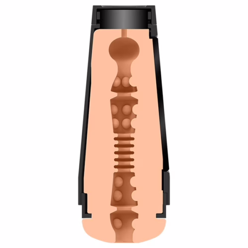 Detailed inner texture of a male pleasure product