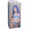 Main Squeeze Jewelz Blu Ultraskyn Stroker packaging featuring blue-haired model