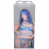 Main Squeeze Ultraskyn Stroker featuring Jewelz Blu, with model in blue outfit