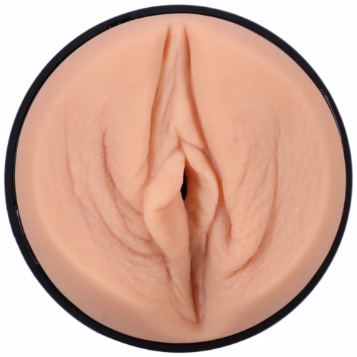 A close-up view of the Main Squeeze Sybil Ultraskyn stroker