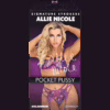 Discover the Allie Nicole Signature Stroker, designed for an unforgettable experience. Packaging for Allie Nicole Signature Stroker, featuring a model in purple lingerie