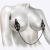 Master Series Monarch Noir Nipple Vice with black design and chain