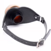 Master Series mouth gag with black leather strap