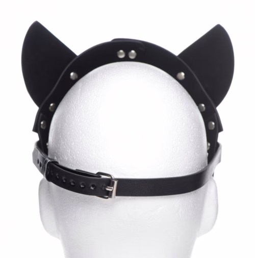 Naughty Kitty Mask with cat ears and adjustable strap