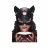 Master Series Naughty Kitty Mask - Black