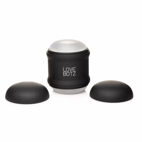 Experience enhanced pleasure with the Lovebotz Cyber Stroke Vibrating Mini Double Stroker. Lovebotz Cyber Stroke Vibrating Mini Double Stroker, with removable lids and sleek design