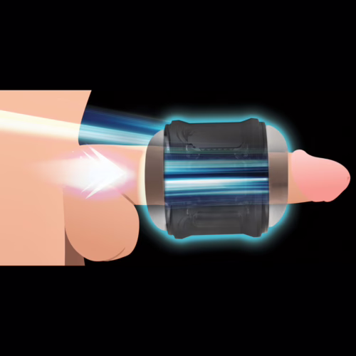 Experience new levels of pleasure with the Lovebotz Cyber Stroke, now available at The Loving Company. Lovebotz Cyber Stroke Vibrating Mini Double Stroker, featuring sleek design and vibrating