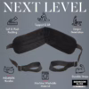 Support pillow with adjustable straps, soft padding, and machine washable material