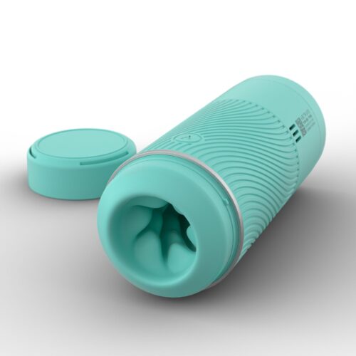 Arcwave Pow male masturbator stroker in teal, featuring air pressure control