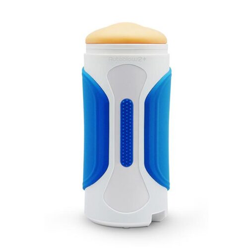 Autoblow 2+ Xt Machine with white and blue design