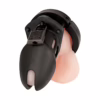 Explore new dimensions of pleasure with the Blue Line Silicone Chastity Cock Cage. Blue Line Silicone Chastity Cock Cage - One Size