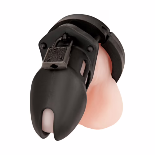 Explore new dimensions of pleasure with the Blue Line Silicone Chastity Cock Cage. Blue Line Silicone Chastity Cock Cage - One Size