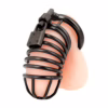 Explore new levels of restraint with the Blue Line Deluxe Chastity Cock Cage. Blue Line Deluxe Chastity Cock Cage - One Size