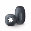 Boners Handjob Stroker in black, featuring textured and smooth designs