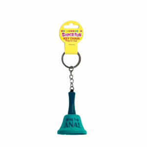 Add some playful charm to your keys with this fun 'Ring for ANAL' keychain. Whimsical keychain bell labeled 'Ring for ANAL'