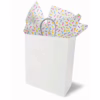 Add a playful touch to your gifts with this fun penis-themed tissue paper. Colorful penis-themed tissue paper in a white gift bag