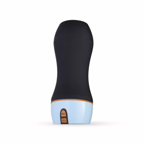 Experience pleasure like never before with the Cruizr CM06 Vibrating Masturbator. Cruizr CM06 Vibrating Masturbator in black and blue