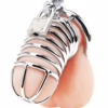 Explore new dimensions of pleasure with the Blue Line Deluxe Chastity Cock Cage. Blue Line Deluxe Chastity Cock Cage with a lock